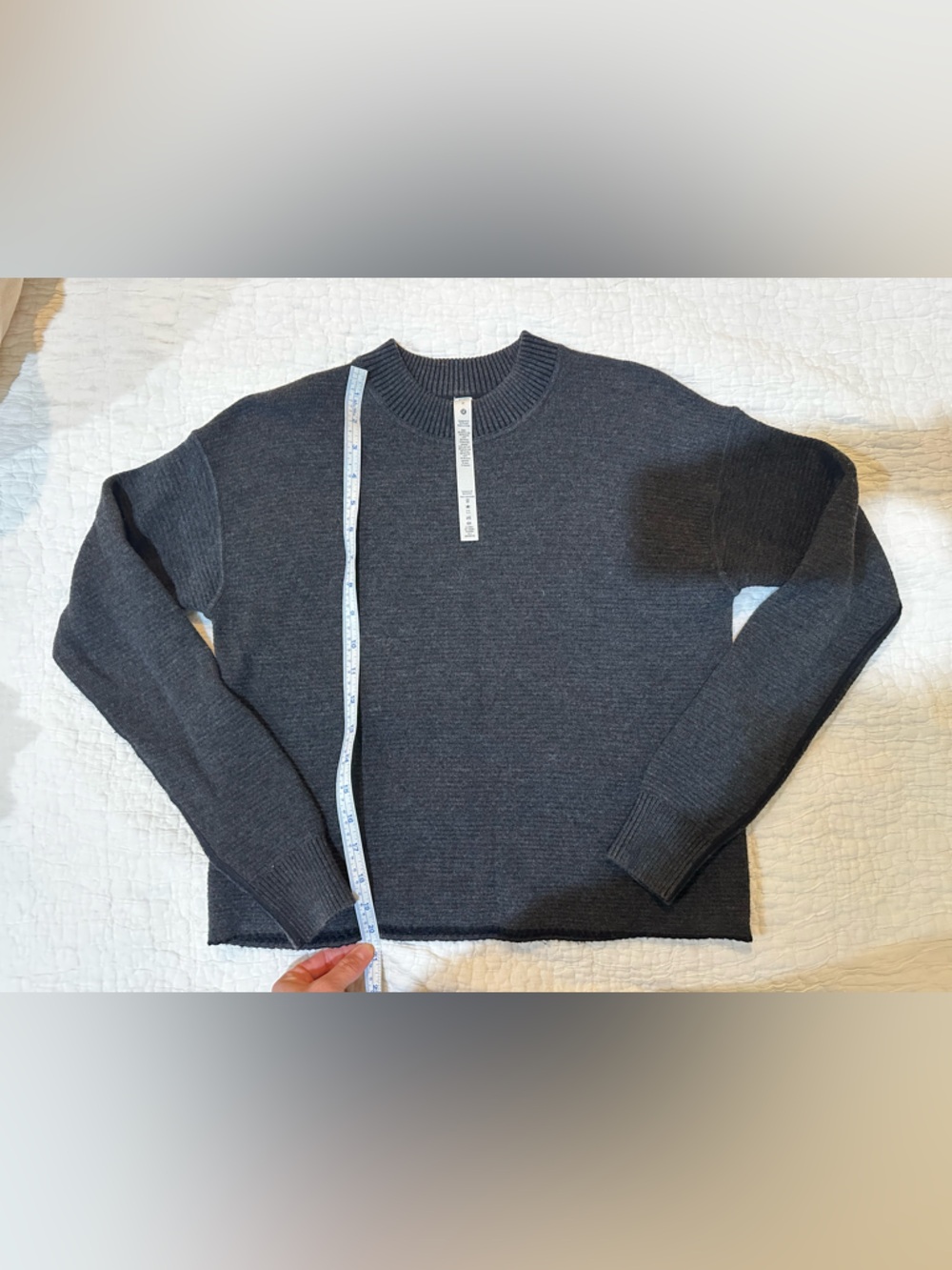 lululemon athletica Women's Charcoal Crewneck Sweater